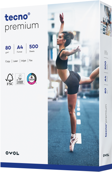 tecno PREMIUM Kopierpapier, 80 g/m², DIN A4