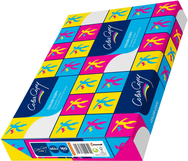 Color Copy Kopierpapier / Farblaserpapier, 160 g/m², SRA3 (450x320 mm) BREITBAHN, CO₂-neutral