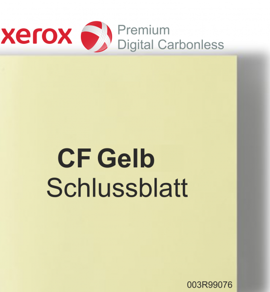 Xerox Premium Digital Carbonless 003R99076, CF (Schlussblatt) GELB 80 g/m², DIN A4 - SD-Papier