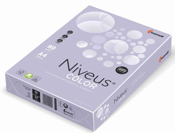 NIVEUS Color lavendel (LA12) - 80 g/qm - DINA 4