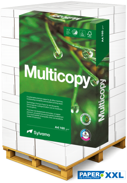 Multicopy Original Kopierpapier, 160 g/m², DIN A4 - Palette = 45.000 Blatt