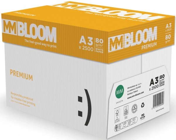 MM Bloom PREMIUM Kopierpapier FSC, 80 g/m², DIN A3