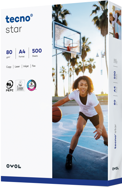 tecno STAR Kopierpapier, 80 g/m², DIN A4
