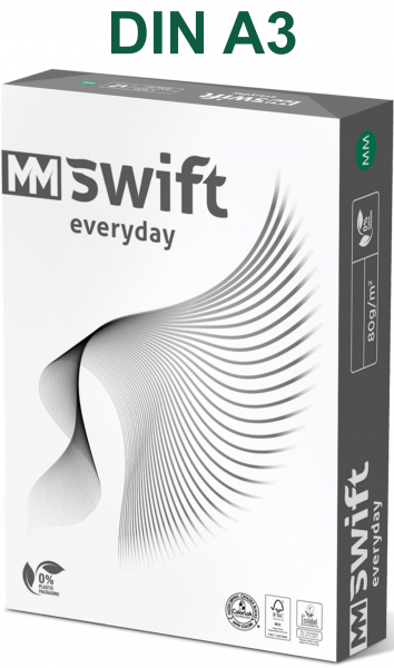 MM Swift EVERYDAY Kopierpapier FSC, 80 g/m², DIN A3