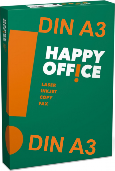 Happy Office Kopierpapier, 80 g/m², DIN A3