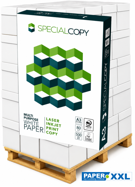 Special COPY Kopierpapier PEFC, 80 g/m², DIN A3 - Palette = 50.000 Blatt