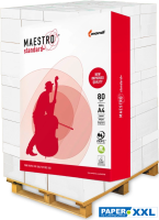 Maestro STANDARD+ Kopierpapier PEFC, DIN A4, 80 g/m² - Palette = 100.000 Blatt Maestro STANDARD+ Kopierpapier PEFC, DIN A4, 80 g/m² - Palette = 100.000 Blatt