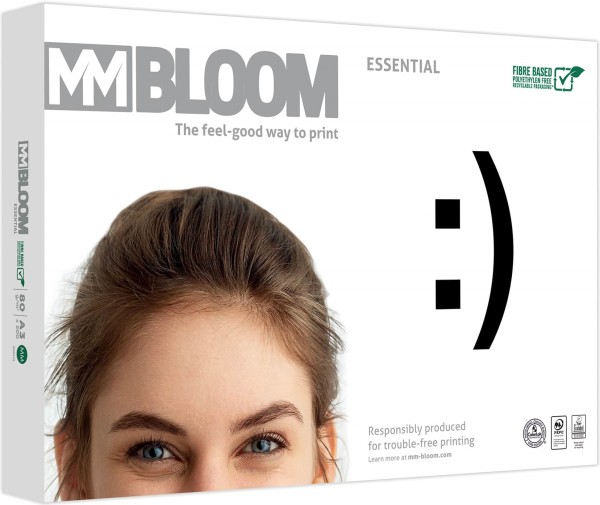 MM Bloom ESSENTIAL Kopierpapier, PEFC, 80 g/m², A3