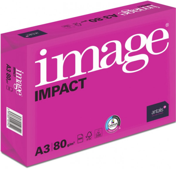image IMPACT Kopierpapier, 80 g/m², DIN A3 (297 x 420 mm)