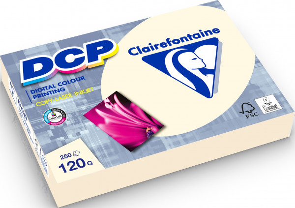 Clairefontaine DCP IVORY (elfenbein) 6824C, 120 g/m², DIN A4