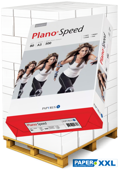 Plano SPEED Kopierpapier, 80 g/m², DIN A3 - Palette = 50.000 Blatt