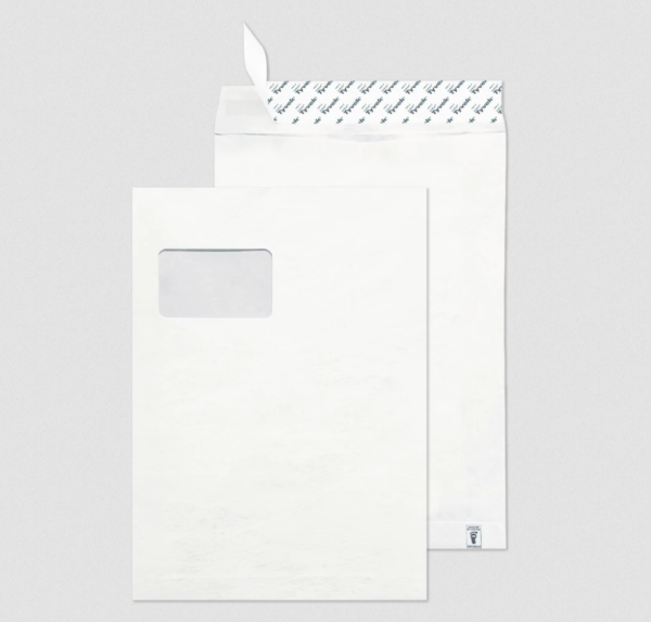 Tyvek® Versandtaschen DIN C4 haftklebend 55 g/m² mit Fenster