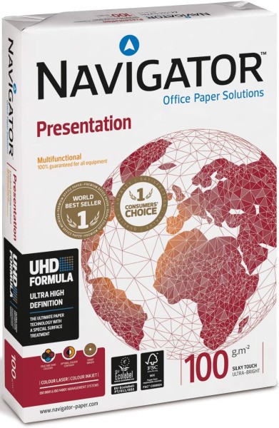 Navigator PRESENTATION Kopierpapier FSC, 100 g/m², DIN A4