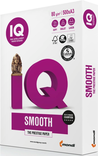 IQ SMOOTH Kopierpapier, 80 g/m², A3