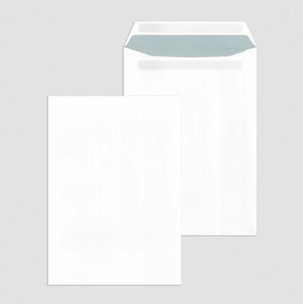 Versandtaschen DIN C4 selbstklebend Offset weiß 120 g/m²