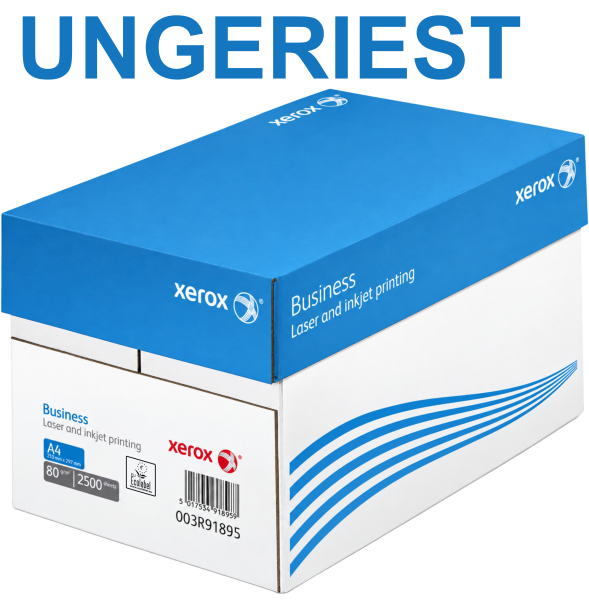 Xerox BUSINESS 003R91895 Kopierpapier, 80 g/m², DIN A4, UNGERIEST / Cleverbox