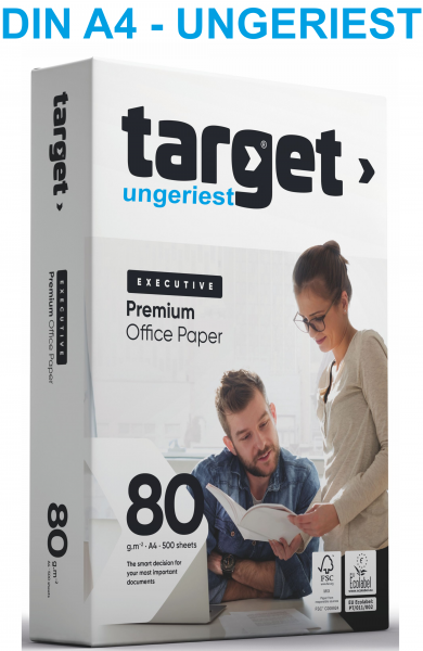 target EXECUTIVE Kopierpapier UNGERIEST - 80 g/m², DIN A4 - 2.500 Blatt UNGERIEST in Speedbox