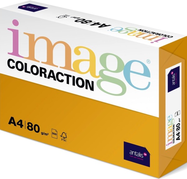 Image Coloraction Venezia / Altgold (A08), 80 g/m², DIN A4