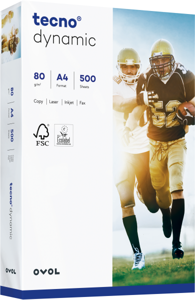 tecno DYNAMIC+ Kopierpapier, 80 g/m², DIN A4