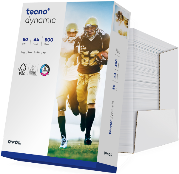 tecno DYNAMIC Kopierpapier, 80 g/m², DIN A4 SPEEDBOX