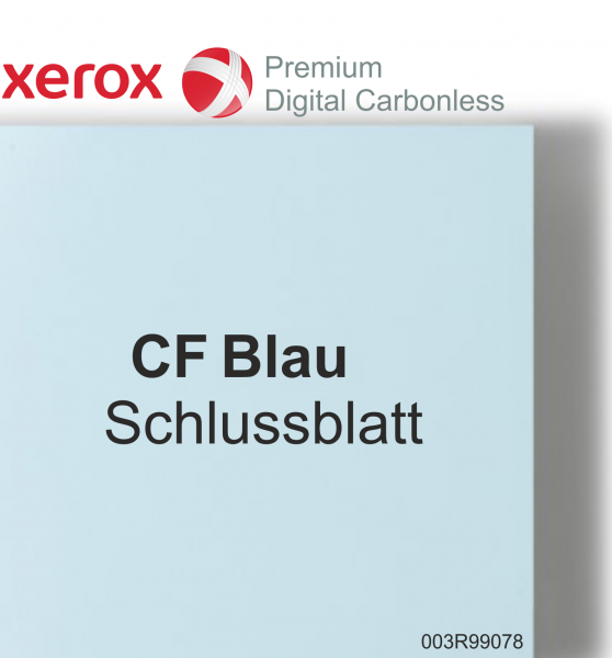 Xerox Premium Digital Carbonless 003R99078, CF (Schlussblatt) BLAU 80 g/m², DIN A4 - SD-Papier