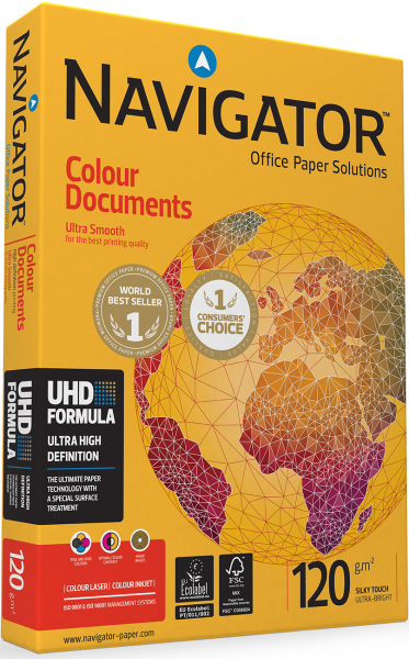 Navigator COLOUR DOCUMENTS Kopierpapier FSC, 120 g/m², DIN A4