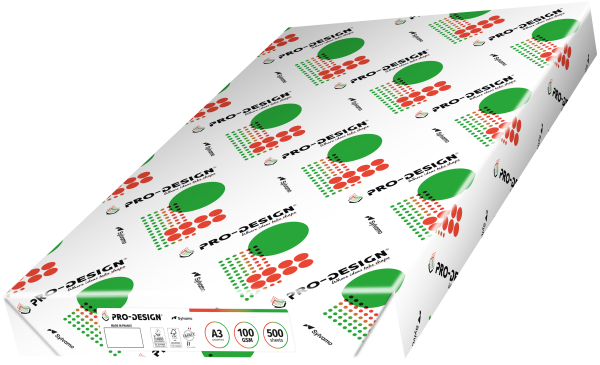 PRO-DESIGN Kopierpapier / Farblaserpapier, 100 g/m², DIN A3