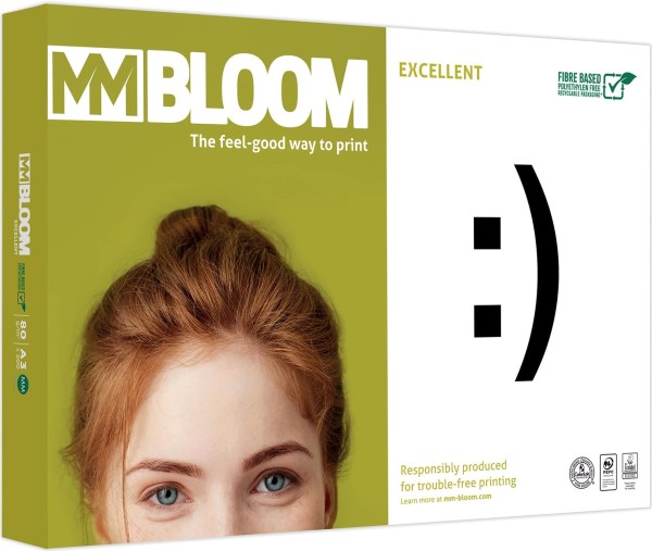 MM Bloom EXCELLENT Kopierpapier, PEFC, 80 g/m², A3