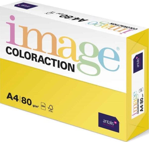 Image Coloraction Canary / Kanariengelb (A06), 80 g/m², DIN A4
