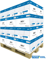 Rey OFFICE Kopierpapier, 80 g/m², DIN A4, CO₂-neutral - Palette = 100.000 Blatt Rey OFFICE Kopierpapier, 80 g/m², DIN A4, CO₂-neutral - Palette = 100.000 Blatt