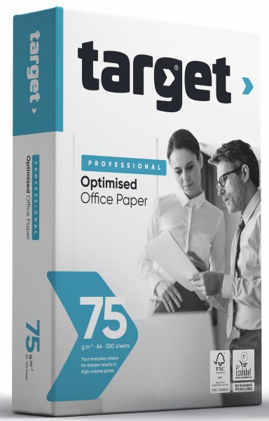 target PROFESSIONAL Kopierpapier UNGERIEST, 75 g/m², DIN A4 - 2.500 Blatt in der Speedbox