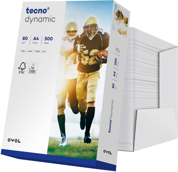 tecno DYNAMIC+ Kopierpapier, 80 g/m², DIN A4