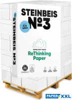 Steinbeis No.3 Recyclingpapier / Kopierpapier, 80 g/m², DIN A4 - Palette = 100.000 Blatt Steinbeis No.3 Recyclingpapier / Kopierpapier, 80 g/m², DIN A4 - Palette = 100.000 Blatt