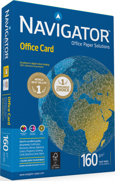 Navigator OFFICE CARD Kopierpapier FSC, 160 g/m², DIN A4