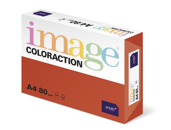 Image/Coloraction London/ziegelrot (A16) - 80 g/qm - DIN A4
