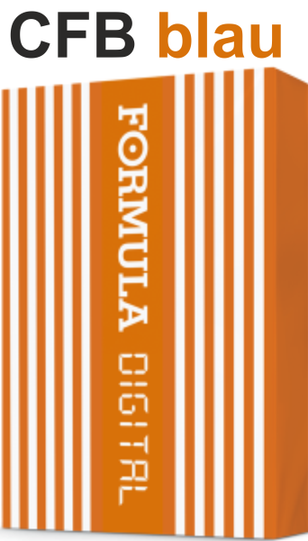 FORMULA DIGITAL CFB (Mittelblatt) blau 80 g/m², DIN A4 - Selbstdurchschreibepapier