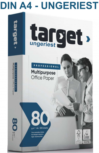 target PROFESSIONAL Kopierpapier UNGERIEST, FSC, 80 g/m², DIN A4 - 2.500 Blatt in der Speedbox