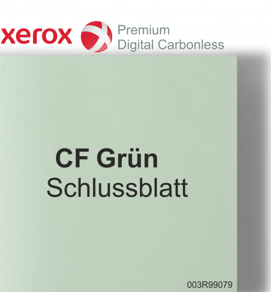 Xerox Premium Digital Carbonless 003R99079, CF (Schlussblatt) GRÜN 80 g/m², DIN A4 - SD-Papier