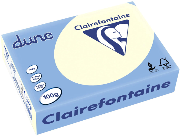 Clairefontaine DUNE Natur-Kopierpapier 3278C, 100 g/m², DIN A4