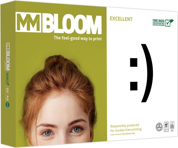 MM Bloom EXCELLENT Kopierpapier, PEFC, 80 g/m², DIN A4