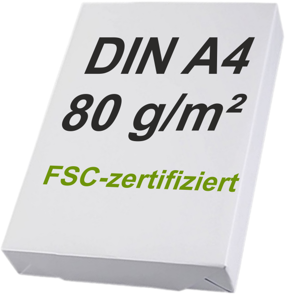 Neutrales UNIVERSALPAPIER, Kopierpapier, 80 g/m², DIN A4