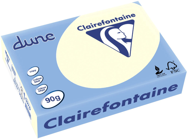 Clairefontaine DUNE Natur-Kopierpapier 3274C, 90 g/m², DIN A4