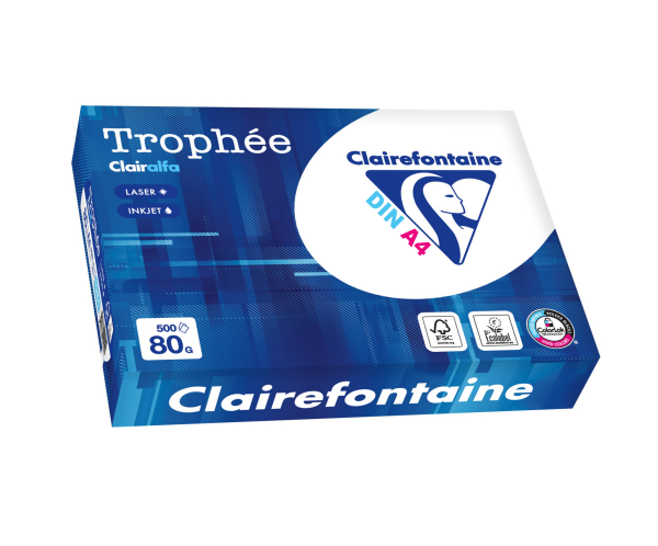 Clairefontaine Trophée CLAIRALFA 1940C Kopierpapier, 80 g/m², DIN A4