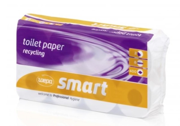Wepa smart Toilettenpapier, natur 2-lagig, 400 Bl