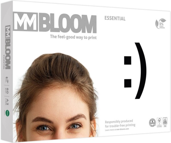 MM Bloom ESSENTIAL Kopierpapier, FSC, 80 g/m², A3