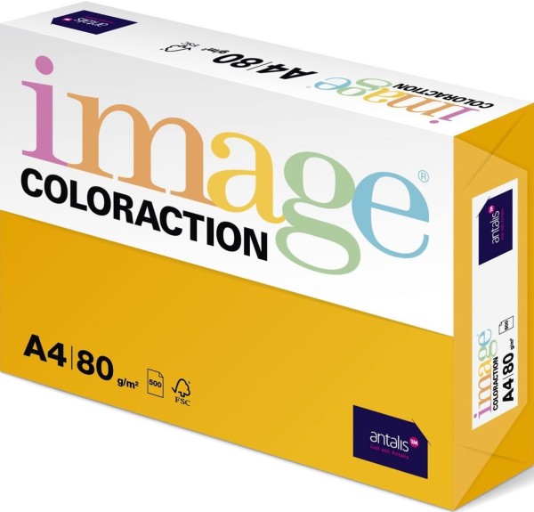 Image Coloraction, Hawai / Intensivgelb / Goldgelb (A05), 80 g/m², DIN A4