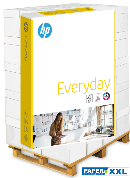 HP EVERYDAY CHP650 Kopierpapier, 75 g/m², DIN A4 - Palette = 120.000 Blatt