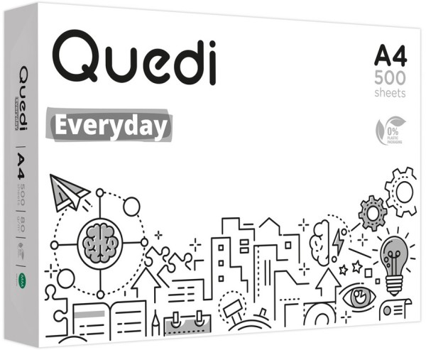 Quedi Everyday Kopierpapier, 80 g/m², A4