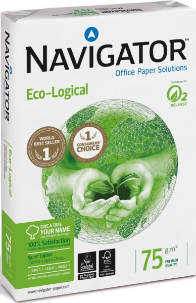Navigator ECO-LOGICAL Kopierpapier, 75 g/m², DIN A4