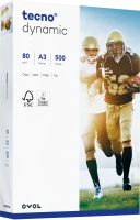 tecno DYNAMIC Kopierpapier, 80 g/m², DIN A3 tecno DYNAMIC Kopierpapier, 80 g/m², DIN A3